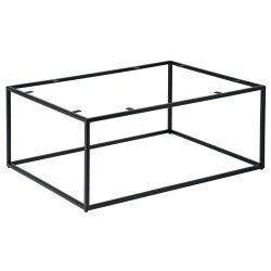 VEGA Lounge-Tischgestell Deven; 80x60x33.5 cm (BxTxH); schwarz