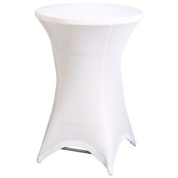 PULSIVA Stehtischhusse Stretch Elastic; 70x110 cm (ØxL); weiss; zylinderförmig