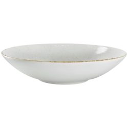 VEGA Teller tief Pianta; 700 ml, 21.5x5 cm (ØxH); weiss/braun; rund; 6 Stück / Pack