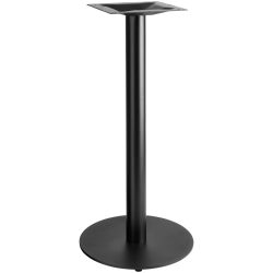 VEGA Indoor Bartischgestell Fino rund; 43x90 cm (ØxH); schwarz; rund