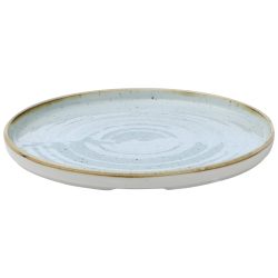Churchill Teller flach Stonecast Duck Egg mit Steilrand; 26x2 cm (ØxH); hellblau/braun; rund; 6 Stück / Pack