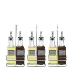 PULSIVA Vorteilspack Menage Belcanto; 170 ml, 10.5x23.5x5.5 cm (BxHxT); silber/transparent; 3 Set / Pack