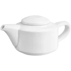 VEGA Teekanne Base mit Deckel; 400 ml, 12x10.5 cm (ØxH); weiss; 2 Stück / Pack