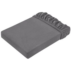 ERWIN M. Spannbettlaken Jersey; 90-100x190-200 cm (BxL); anthrazit; 2 Stück / Pack