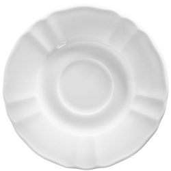 VEGA Espresso-Untertasse Amely; 12 cm (Ø); weiss; rund; 6 Stück / Pack