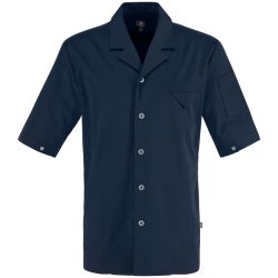 JOBELINE Herren Kochjacke Joel Kurzarm; Kleidergrösse 58; navy