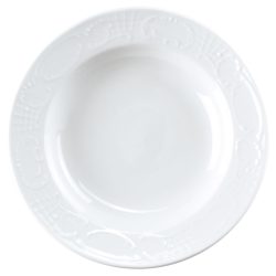 PULSIVA Teller Sinfonie tief; 285 ml, 22x3.8 cm (ØxH); weiss; rund; 6 Stück / Pack