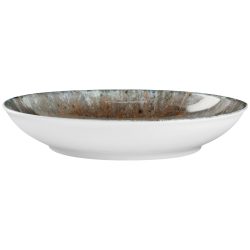 VEGA Teller tief Saturnus; 1000 ml, 26x5 cm (ØxH); anthrazit/grün/orange; rund; 6 Stück / Pack