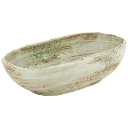 VEGA Schale Taoqi oval; 700 ml, 22.5x11.5x5.5 cm (LxBxH); braun/grau; 3 Stück / Pack