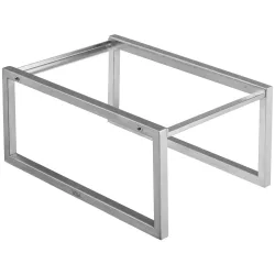 VEGA Tischgestell Torresso GN 1/3 hoch; GN 1/3, 24x36x16 cm (LxBxH); silber; rechteckig