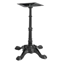 VEGA Indoor Tischgestell Nostalgie; 42x42x72 cm (BxLxH); schwarz