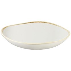 Churchill Teller tief Stonecast Barley White organisch; 1100 ml, 25.3 cm (B); weiss/braun; organisch; 12 Stück / Pack