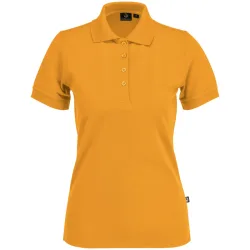 JOBELINE Damen Poloshirt Fly Kurzarm; Kleidergrösse 3XL; mango