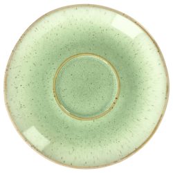 VEGA Kaffee-Untertasse Cascais; 13x1.8 cm (ØxH); hellgrün; 6 Stück / Pack