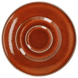 VEGA Espresso-Untertasse Oriento; 12.4 cm (Ø); terrakotta; rund; 6 Stück / Pack