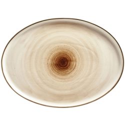 VEGA Platte Limaro oval; 36x26x2.5 cm (LxBxH); braun; oval; 2 Stück / Pack