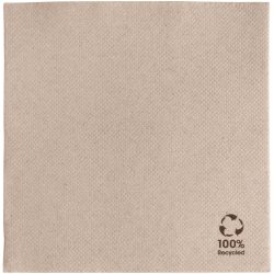 GARCIA DE POU Spar-Pack Serviette Ecolabel 1/4 Falz; 25x25 cm (BxL); natur; 3000 Stück / Pack
