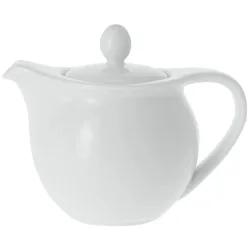 VEGA Teekanne Pallais mit Deckel; 400 ml, 5x9 cm (ØxH); weiss; rund; 2 Stück / Pack