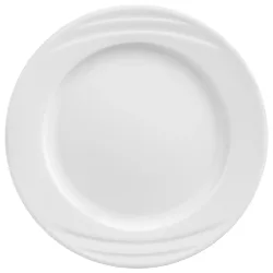 PULSIVA Teller Melody flach; 19.9 cm (Ø); weiss; rund; 6 Stück / Pack