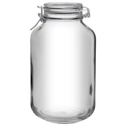 Bormioli Rocco Bügelverschlussglas Fido Herm; 4019 ml, 16x27.9 cm (ØxH); transparent; 6 Stück / Pack