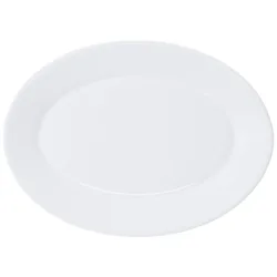Bormioli Rocco Servierplatte Toledo; 30x21.7 cm (LxB); weiss; oval; 6 Stück / Pack