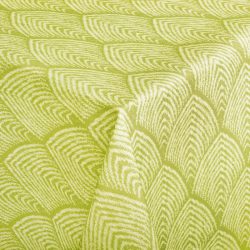 ERWIN M. Tischdecke Leaf eckig; 130x160 cm (BxL); gelb; rechteckig