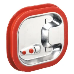 PULSIVA GN-Deckel 1/6 Basic mit Silikondichtung; GN 1/6, 17.6x16.2 cm (LxB); silber