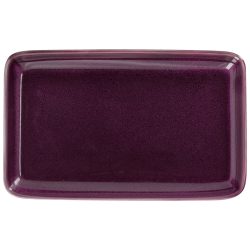 VEGA Platte Oriento; 21x13x2.1 cm (LxBxH); aubergine; rechteckig; 6 Stück / Pack