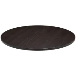 VEGA Indoor-Tischplatte Maliana rund; 60 cm (Ø); eiche/wenge; rund