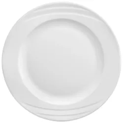 PULSIVA Teller Melody flach; 27.5 cm (Ø); weiss; rund; 6 Stück / Pack