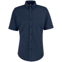 JOBELINE Herren Hemd Piqué Kurzarm; Kleidergrösse M; navy