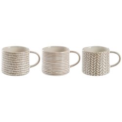 PULSIVA Kaffeetasse Northi; 330 ml, 9x7.8 cm (ØxH); beige; 6 Stück / Pack