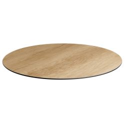 VEGA Outdoor Tischplatte Lift rund; 60 cm (Ø); eiche/natur; rund