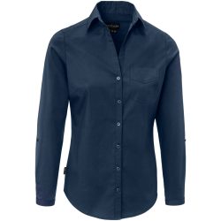 JOBELINE Damenbluse Kim Langarm; Kleidergrösse 36; navy
