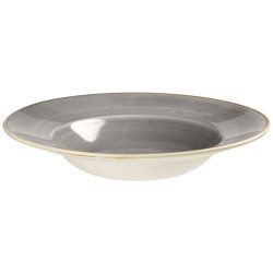Churchill Teller tief Stonecast Peppercorn; 468 ml, 28x3.7 cm (ØxH); grau/braun; rund; 12 Stück / Pack