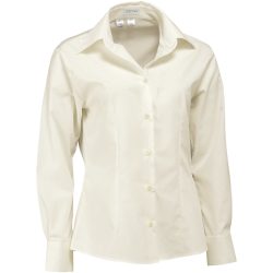 JOBELINE Damenbluse Filipa Langarm; Kleidergrösse 40; cremeweiss