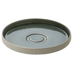 Playground Untertasse Nara Relief; 15x2.5 cm (ØxH); grau; rund; 6 Stück / Pack
