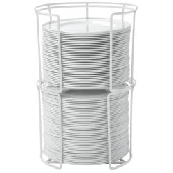 PULSIVA Tellerspender für 24 Teller; 29.9x27.8 cm (ØxH); weiss