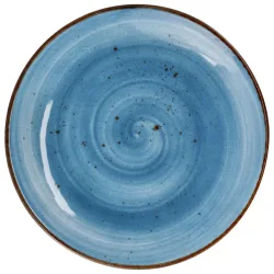 VEGA Teller flach Nebro; 20 cm (Ø); hellblau; rund; 6 Stück / Pack