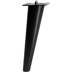 VEGA Fuss-Set Lasse 4-teilig; 9x9x25 cm (BxTxH); birke/schwarz; 4 Stück / Pack