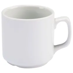 PULSIVA Kaffeebecher Fiu; 250 ml, 7.9x7.7 cm (ØxH); weiss; rund; 4 Stück / Pack