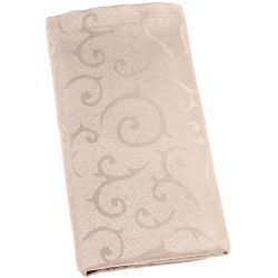 PULSIVA Stoffservietten Mega; 50x50 cm (BxL); silber; 6 Stück / Pack