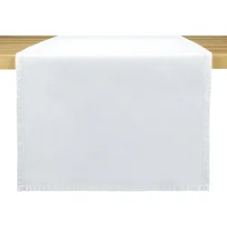 PULSIVA Tischläufer Aura; 40x130 cm (BxL); weiss; 6 Stück / Pack
