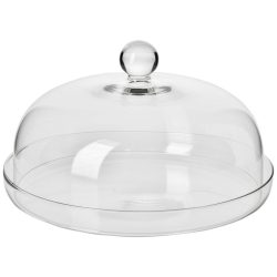 Krosno Cloche Elite mit Kuchenplatte; 26x16.5 cm (ØxH); transparent