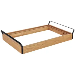 VEGA Grundbox Esino flach, GN 1/1; 61.9x38.6x10.9 cm (LxBxH); braun/schwarz; rechteckig