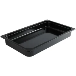 VEGA GN-Behälter Melamin 1/1; GN 1/1, 7100 ml, 53x32.5x6.5 cm (LxBxT); schwarz