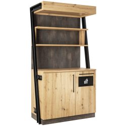VEGA Servicestation Baristo Industrial, mit Abfallsystem; 118x61x216 cm (BxTxH); wildeiche