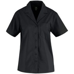 JOBELINE Damen Bluse Magnum Kurzarm; Kleidergrösse 40; schwarz