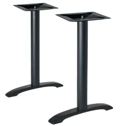 VEGA Indoor Tischgestell Duo; 54x6x72 cm (BxLxH); schwarz