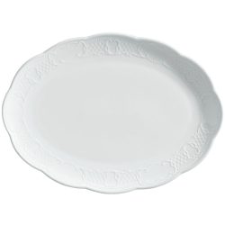 VEGA Platte Menuett oval; 36x26.5 cm (LxB); weiss; oval; 2 Stück / Pack